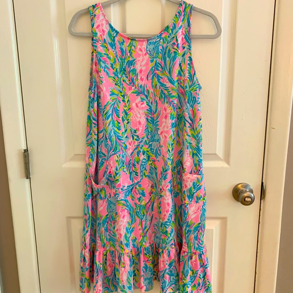 Lilly Pulitzer Kristen Flounce Dress, Size S, EUC